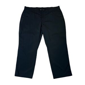 Under Armour mens 44x40 loose fit black solid performance stretch golf pants